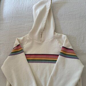 Marine Layer, Cloud 9 Fleece Anytime hoodie, raw hem, Size M